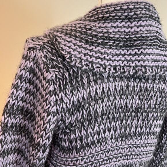 Berretti M Wool Alpaca Mohair Sweater Cardigan Button Chunky Made in Italy MED - Picture 10 of 16